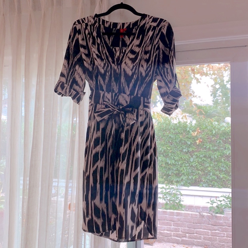 Belted Saks Dress - Great Travel Dress